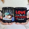 Love Is In The Air Just Kidding, Personalized Mug, Gift For Couple