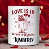Love Is In The Air Try Not To Breathe Cat Personalized Mug, Funny Anti-Valentine Gift with Custom Name Love Is In The Air Try Not To Breathe Cat Personalized Mug, Funny Anti-Valentine Gift with Custom Name