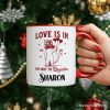 Love Is In The Air Try Not To Breathe Cat Personalized Mug, Funny Anti-Valentine Gift with Custom Name Love Is In The Air Try Not To Breathe Cat Personalized Mug, Funny Anti-Valentine Gift with Custom Name