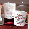 Love Is Journey Which Has Two Threads Personalized Couple Mug, Gift For Couple