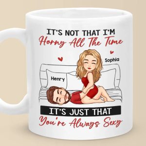 Love Is The Beauty Of The Soul - Couple Personalized Custom Mug - Gift For Husband Wife, Anniversary