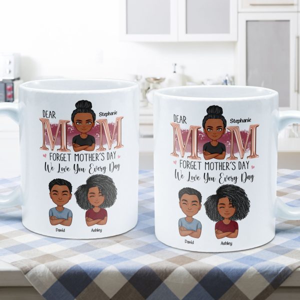 Love Mom Every Day - Personalized Mug Love Mom Every Day - Personalized Mug