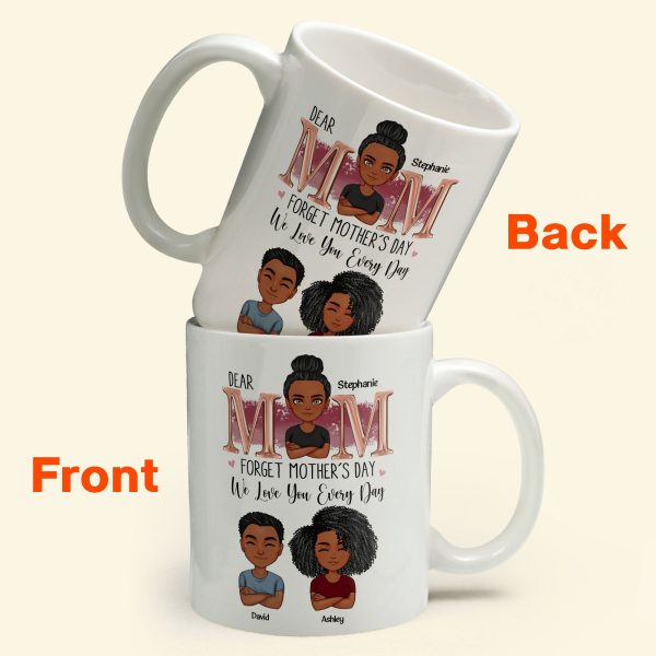 Love Mom Every Day - Personalized Mug Love Mom Every Day - Personalized Mug