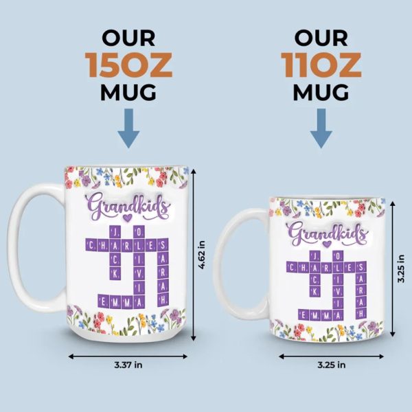 Love Stitched In Every Name - Family Personalized Custom 3D Inflated Effect Printed Mug - Mother's Day, Gift For Mom, Grandma Love Stitched In Every Name - Family Personalized Custom 3D Inflated Effect Printed Mug - Mother's Day, Gift For Mom, Grandma