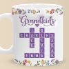 Love Stitched In Every Name - Family Personalized Custom 3D Inflated Effect Printed Mug - Mother's Day, Gift For Mom, Grandma Love Stitched In Every Name - Family Personalized Custom 3D Inflated Effect Printed Mug - Mother's Day, Gift For Mom, Grandma