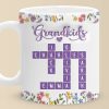 Love Stitched In Every Name - Family Personalized Custom 3D Inflated Effect Printed Mug - Mother's Day, Gift For Mom, Grandma Love Stitched In Every Name - Family Personalized Custom 3D Inflated Effect Printed Mug - Mother's Day, Gift For Mom, Grandma