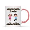 Love When My Grandkids Scream Grandma Personalized Mug
