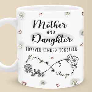 Love Woven Together - Family Personalized Custom 3D Inflated Effect Printed Mug - Mother's Day, Gift For Mom, Daughter