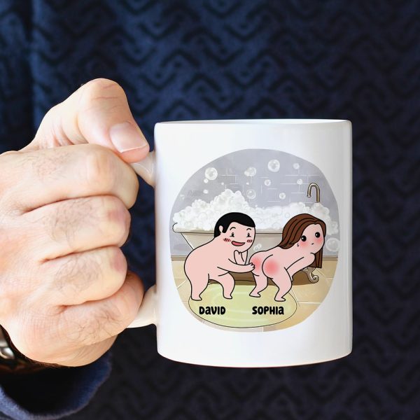 Love You And Your Tooty Booty-Gift For Couple-Personalized Coffee Mug-Funny Couple