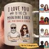 Love You To The Bank & Back Funny Gift For Dad Personalized Mug Love You To The Bank & Back Funny Gift For Dad Personalized Mug
