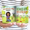 Loved By My Little Bugs Gardening Lady - Gift For Women - Personalized Custom White Edge-to-Edge Mug Loved By My Little Bugs Gardening Lady - Gift For Women - Personalized Custom White Edge-to-Edge Mug