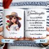Loved Special Precious Granddaughter, Flowers & Hat Design - Personalized Custom Coffee Mug - GDT198_MG Loved Special Precious Granddaughter, Flowers & Hat Design - Personalized Custom Coffee Mug - GDT198_MG