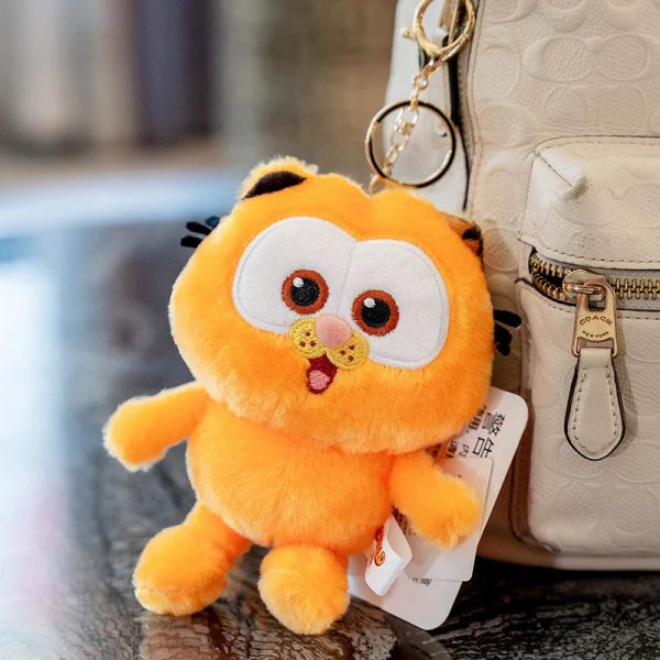 Lovely Garfield Plush: Adorable Lazy Cat Pendant for Anime Fans