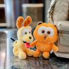 Lovely Garfield Plush: Adorable Lazy Cat Pendant for Anime Fans