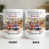 Loving You For The Rest Of My Life, Animated Couple By Fireplace - Personalized Custom Coffee Mug - CPL1266_MG