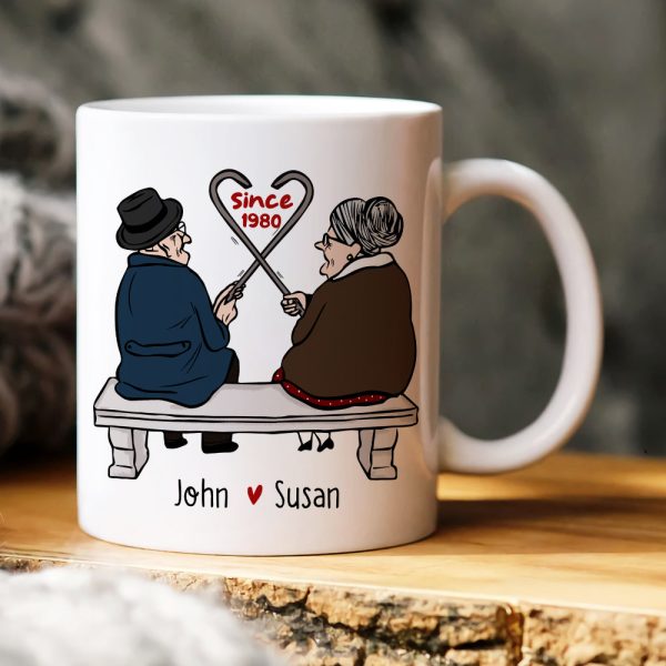 Loving You is A Wonderful Way to Spend A Lifetime, Personalized Couple Mug