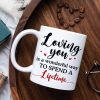 Loving You is A Wonderful Way to Spend A Lifetime, Personalized Couple Mug