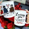 Loving You is A Wonderful Way to Spend A Lifetime, Personalized Couple Mug