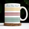 Lucia Once Said, Colorful Horizontal Bands Coffee Mug - Personalized Custom Coffee Mug - OFW012_MG