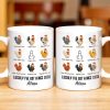 Luckily I've Got A Nice Cock Featuring Diverse Breeds Of Chickens - Personalized Custom Coffee Mug - CPL991_MG Luckily I've Got A Nice Cock Featuring Diverse Breeds Of Chickens - Personalized Custom Coffee Mug - CPL991_MG