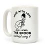 Made with Love aka I Licked the Spook and Kept Using It Coffee Mug Made with Love aka I Licked the Spook and Kept Using It Coffee Mug