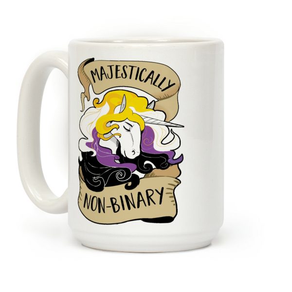 Majestically non-binary Coffee Mug Majestically non-binary Coffee Mug