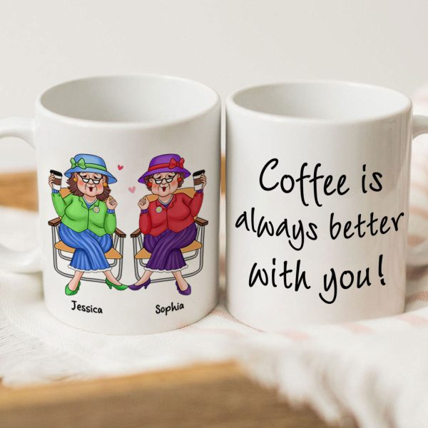 Making Memories With You Is My Favorite Thing Old Best Friends Gift For Besties Personalized Mug