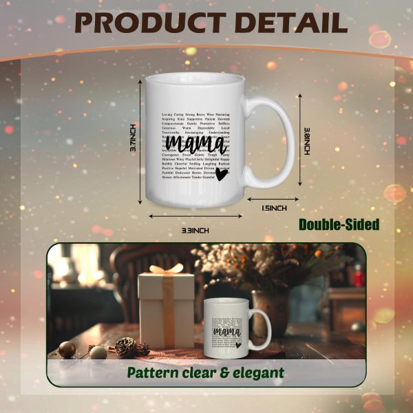 Mama Coffee Mug Gift for Mom from Daughter Son Kids Husband, Birthday Mother's Day Christmas Gift Idea Mama Coffee Mug Gift for Mom from Daughter Son Kids Husband, Birthday Mother's Day Christmas Gift Idea