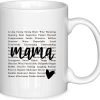 Mama Coffee Mug Gift for Mom from Daughter Son Kids Husband, Birthday Mother's Day Christmas Gift Idea Mama Coffee Mug Gift for Mom from Daughter Son Kids Husband, Birthday Mother's Day Christmas Gift Idea