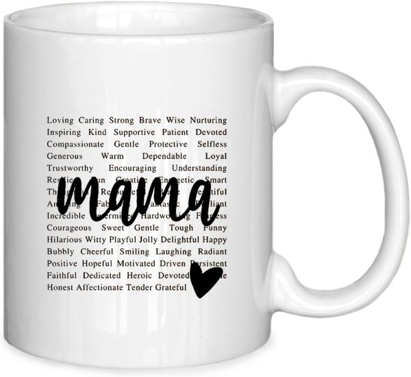 Mama Coffee Mug Gift for Mom from Daughter Son Kids Husband, Birthday Mother's Day Christmas Gift Idea Mama Coffee Mug Gift for Mom from Daughter Son Kids Husband, Birthday Mother's Day Christmas Gift Idea