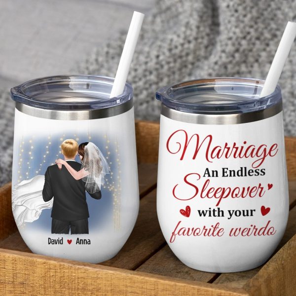 Marriage An Endless Sleepover With Your Favorite Weirdo - Personalized Mug - Gift For Couple Marriage An Endless Sleepover With Your Favorite Weirdo - Personalized Mug - Gift For Couple