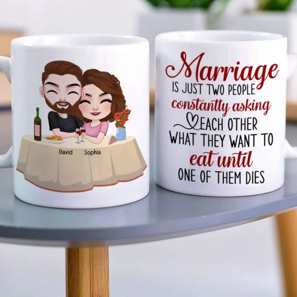 Marriage Is Just Two People, Personalized Tumbler, Gift For Couple