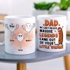 Massive Legends Came Out Of Your Little Wiener Personalized Mug, Gift For Father's Day