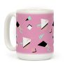 Mauve 80s/90s Pattern Coffee Mug