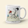 May All Your Ups And Downs Be Only In The Bedroom Personalized Coffee Mug, Funny Couple Gift