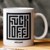 Maze Typography Hidden Message - Personalized Mug Maze Typography Hidden Message - Personalized Mug