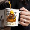 Measure Twice Cut Once Tools And Tool Belt Design - Personalized Custom Coffee Mug - FAM375_MG