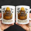 Measure Twice Cut Once Tools And Tool Belt Design - Personalized Custom Coffee Mug - FAM375_MG