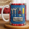 Mechanic Dad, Tools In My Classroom - Personalized Custom Coffee Mug - DAD296_MG Mechanic Dad, Tools In My Classroom - Personalized Custom Coffee Mug - DAD296_MG