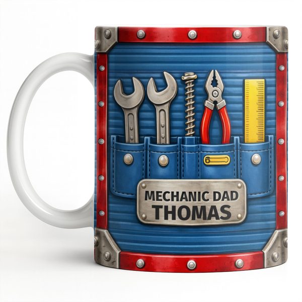 Mechanic Dad, Tools In My Classroom - Personalized Custom Coffee Mug - DAD296_MG Mechanic Dad, Tools In My Classroom - Personalized Custom Coffee Mug - DAD296_MG