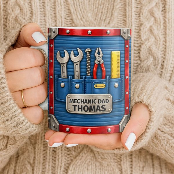 Mechanic Dad, Tools In My Classroom - Personalized Custom Coffee Mug - DAD296_MG Mechanic Dad, Tools In My Classroom - Personalized Custom Coffee Mug - DAD296_MG