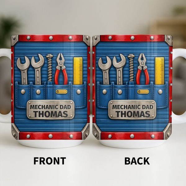 Mechanic Dad, Tools In My Classroom - Personalized Custom Coffee Mug - DAD296_MG Mechanic Dad, Tools In My Classroom - Personalized Custom Coffee Mug - DAD296_MG