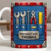 Mechanic Dad, Tools In My Classroom - Personalized Custom Coffee Mug - DAD296_MG Mechanic Dad, Tools In My Classroom - Personalized Custom Coffee Mug - DAD296_MG