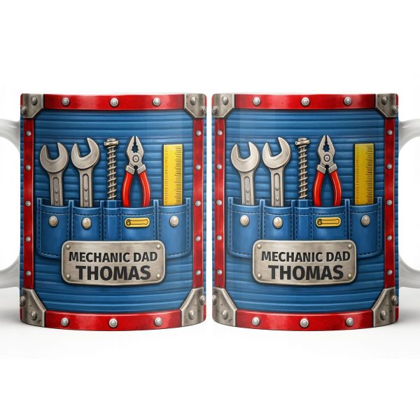 Mechanic Dad, Tools In My Classroom - Personalized Custom Coffee Mug - DAD296_MG Mechanic Dad, Tools In My Classroom - Personalized Custom Coffee Mug - DAD296_MG