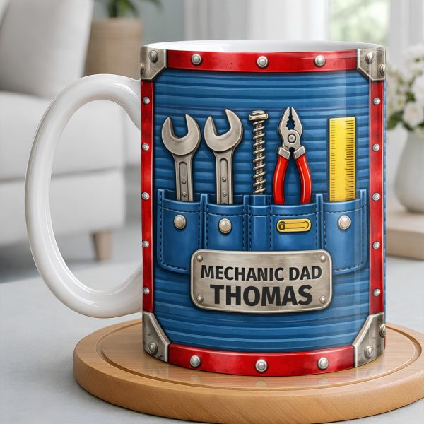 Mechanic Dad, Tools In My Classroom - Personalized Custom Coffee Mug - DAD296_MG Mechanic Dad, Tools In My Classroom - Personalized Custom Coffee Mug - DAD296_MG