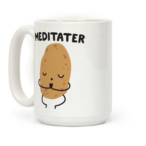 Meditater Meditating Potato Coffee Mug Meditater Meditating Potato Coffee Mug