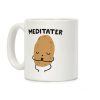 Meditater Meditating Potato Coffee Mug Meditater Meditating Potato Coffee Mug