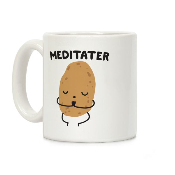 Meditater Meditating Potato Coffee Mug Meditater Meditating Potato Coffee Mug