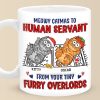 Meowy Catmas To Human Servant - Cat Personalized Custom 3D Inflated Effect Printed Mug - Christmas Gift For Pet Owners, Pet Lovers Meowy Catmas To Human Servant - Cat Personalized Custom 3D Inflated Effect Printed Mug - Christmas Gift For Pet Owners, Pet Lovers