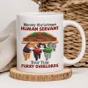 Meowy Christmas Human From Naughty Cats Personalized Mug, Christmas Gift
